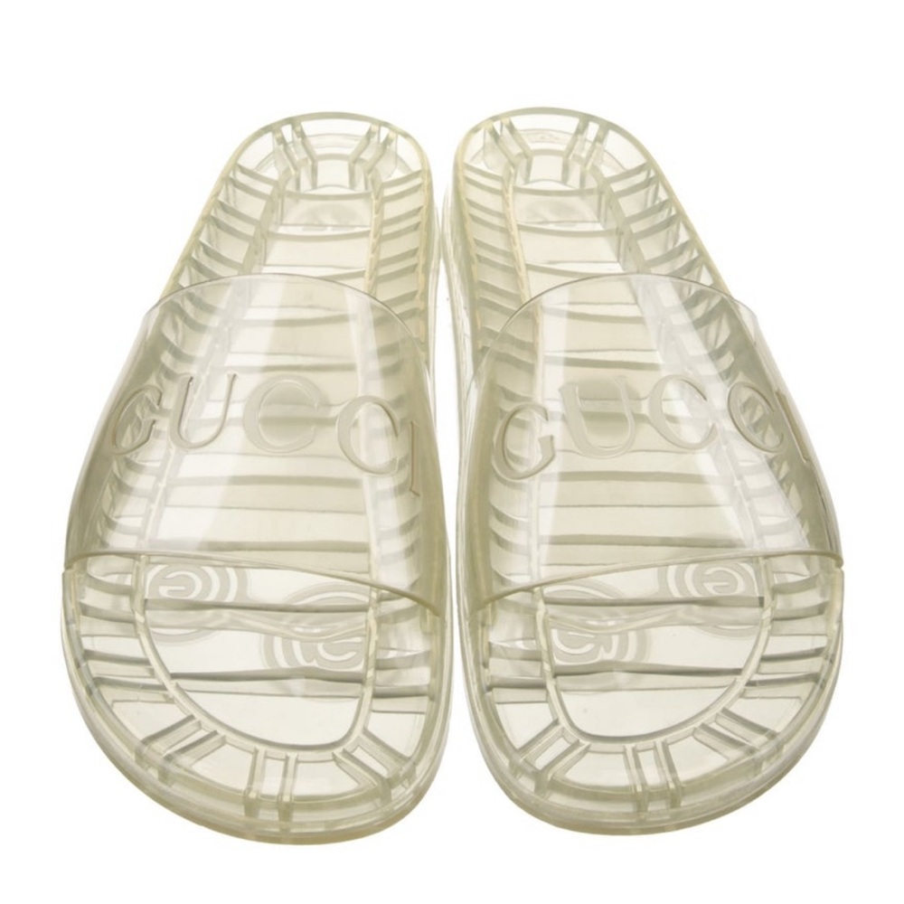 Gucci Printed Clear Sandals - Picture 2 of 5